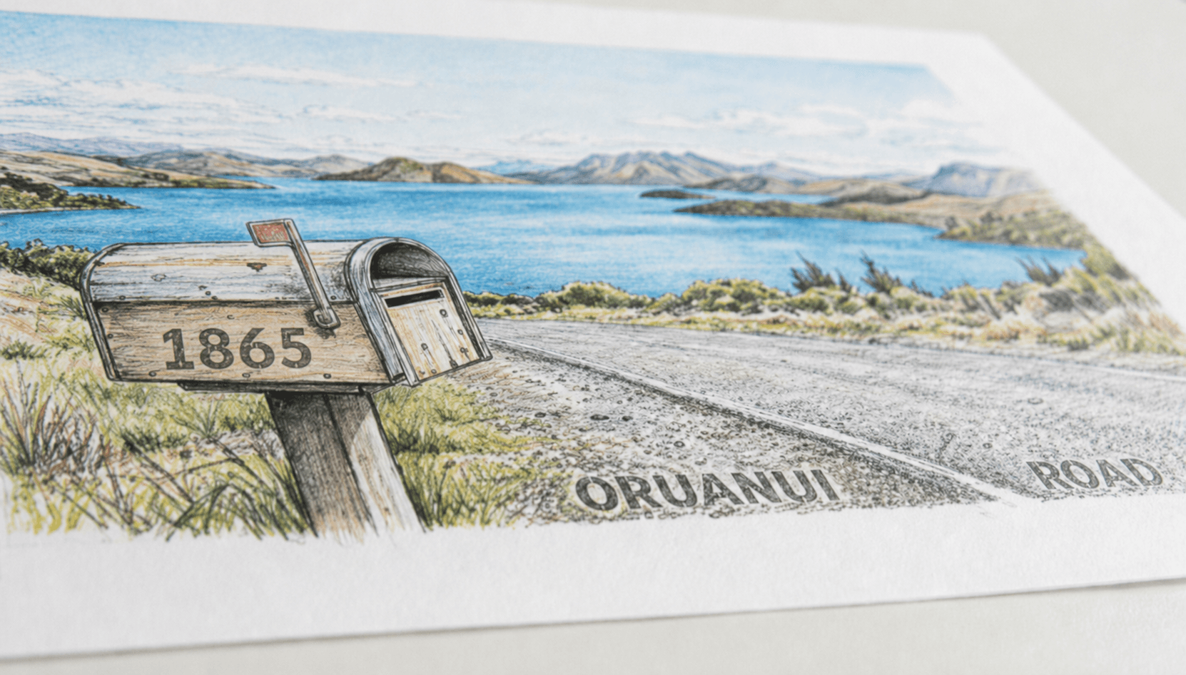 A picture of a family's letterbox
