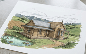 A picture of a Māori family's Kitchen